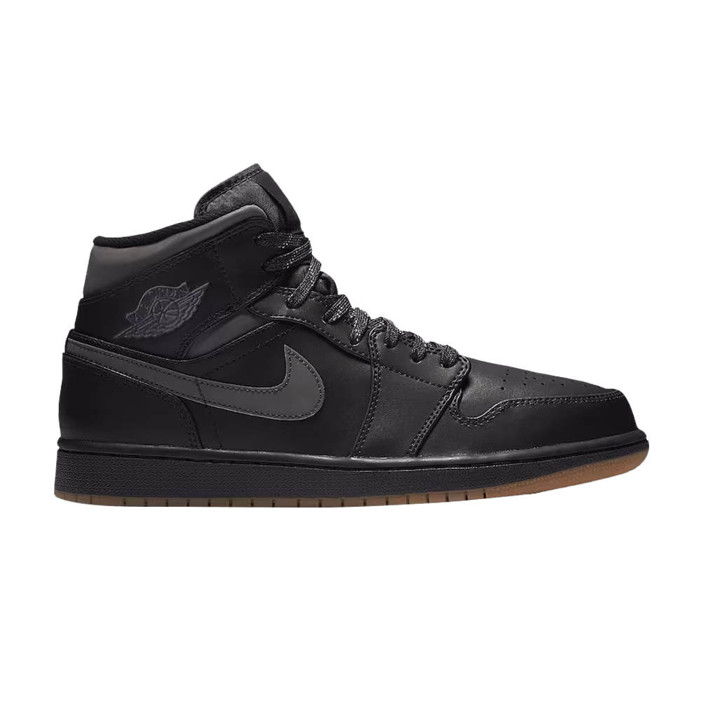 Air Jordan 1 Mid Winterized Black Gum