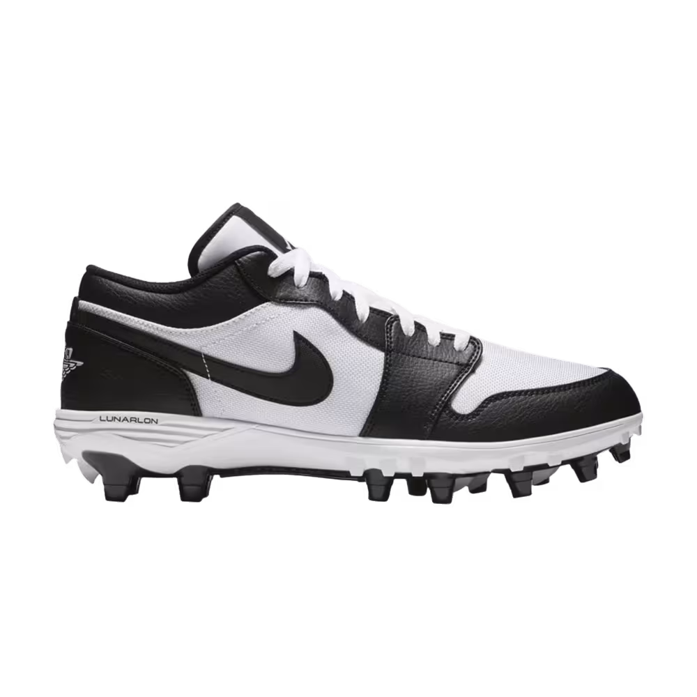 Air Jordan 1 Low TD Cleat Black White