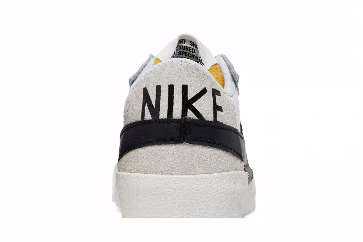 Nike Women's Blazer Low Jumbo White Black, view 8
