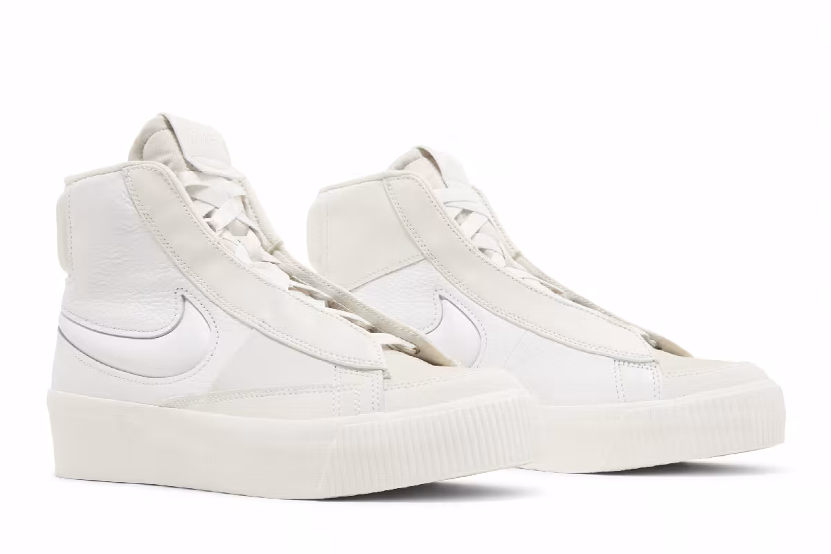 Nike Women's Blazer Mid Victory Summit White Light Cream, view 9