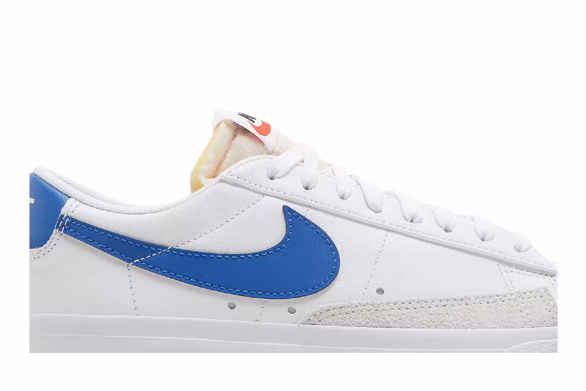 Nike Women's Blazer Low Platform White Game Royal, view 3