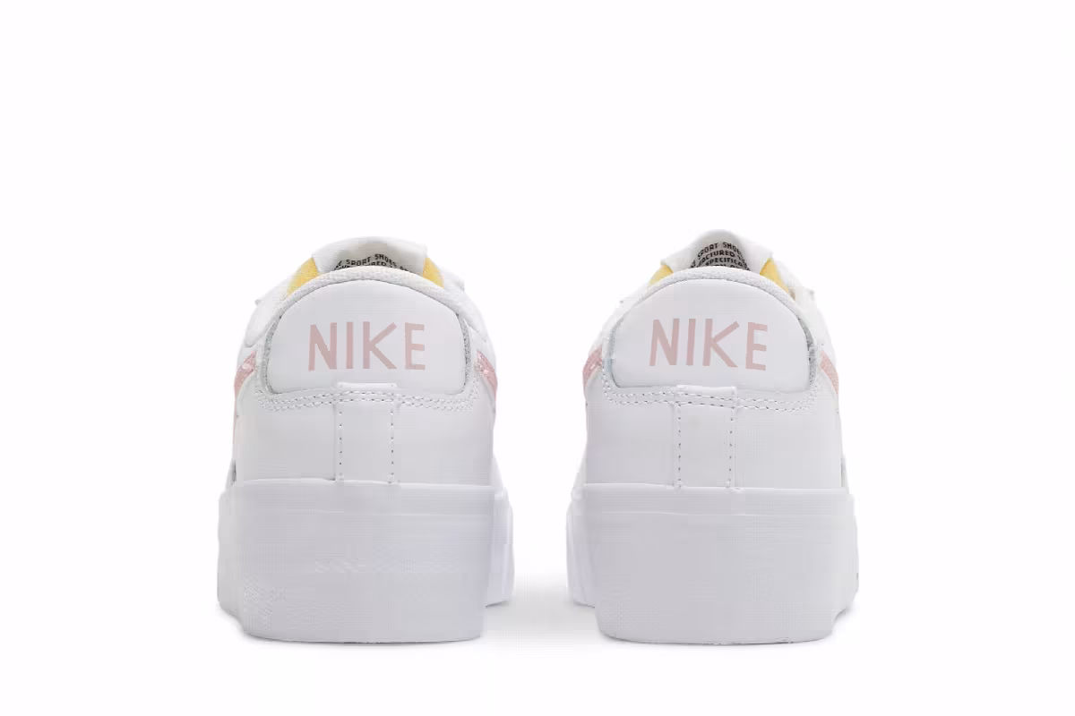 Nike Women's Blazer Low Platform White Pink Glaze, view 7