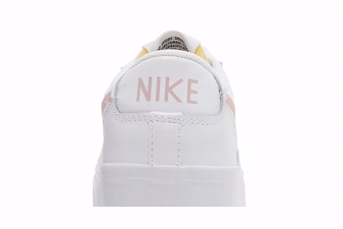 Nike Women's Blazer Low Platform White Pink Glaze, view 8