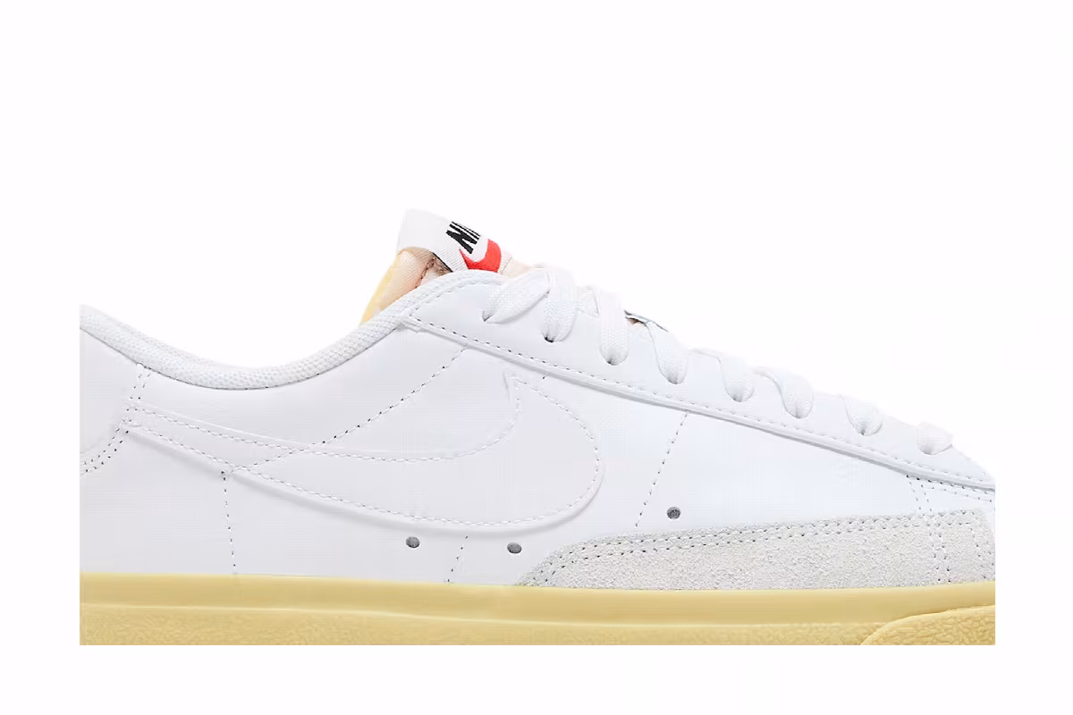 Nike Women's Blazer Low Platform White Lemon Wash, view 3