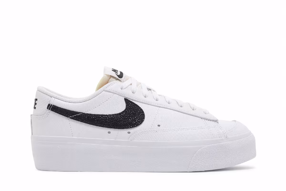 Nike Women's Blazer Low Platform White Snakeskin, view 2