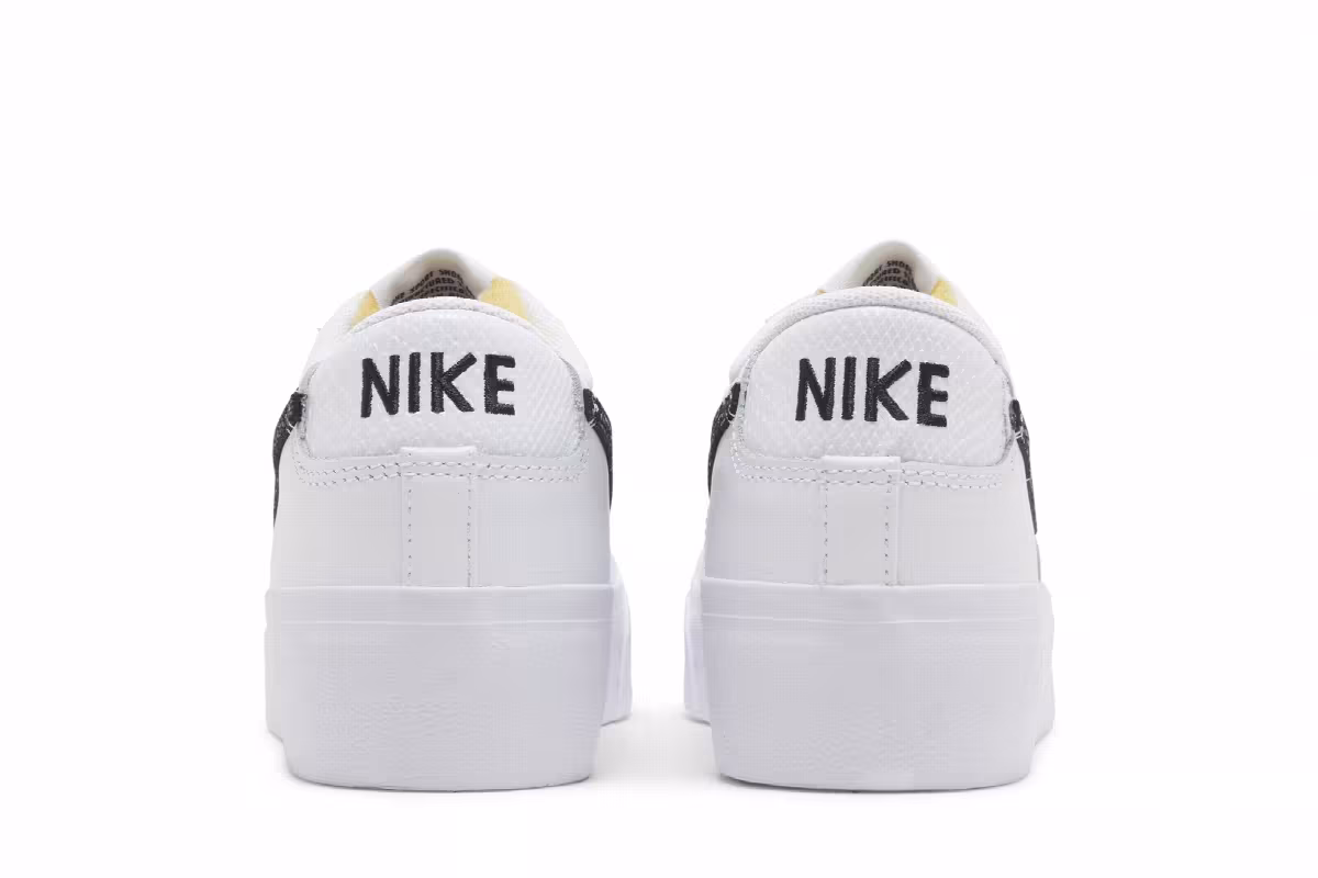 Nike Women's Blazer Low Platform White Snakeskin, view 7