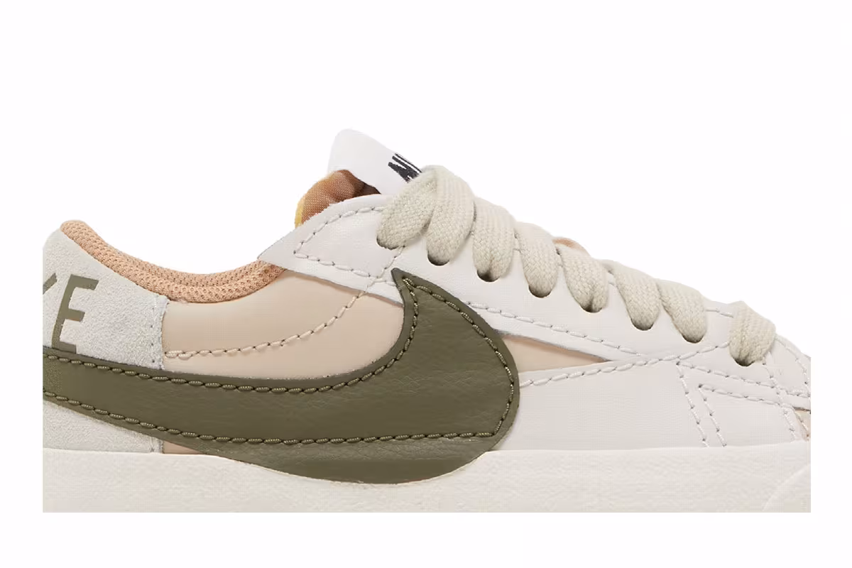 Nike Women's Blazer Low Sand Drift Medium Olive, view 3