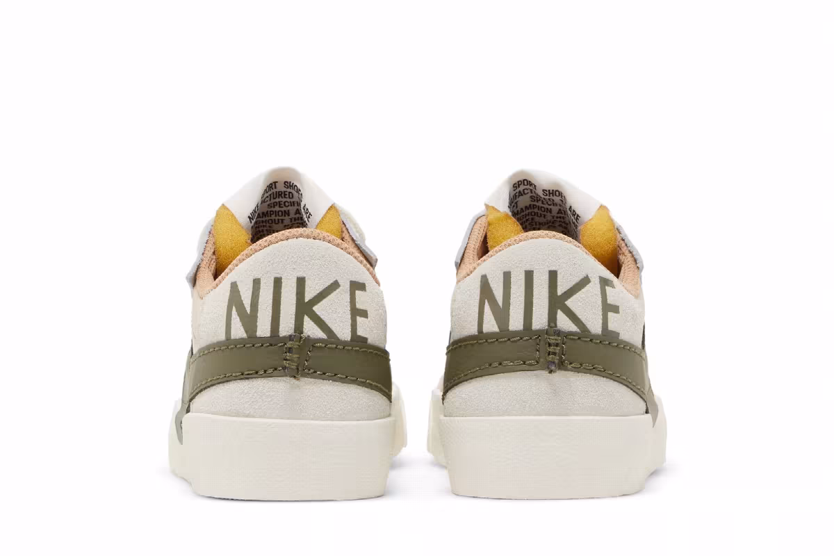 Nike Women's Blazer Low Sand Drift Medium Olive, view 7