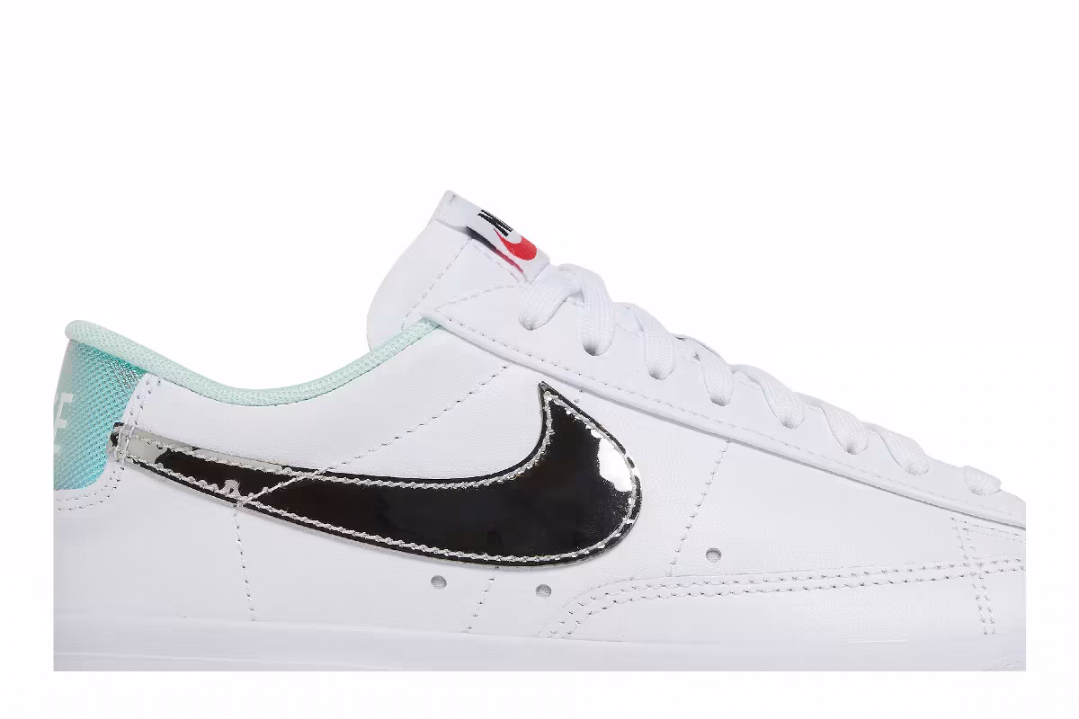 Nike Women's Blazer Low Platform White Mint Foam, view 3