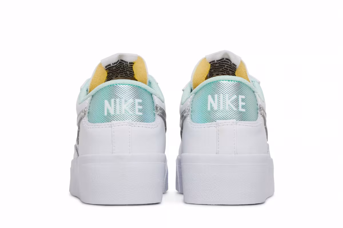 Nike Women's Blazer Low Platform White Mint Foam, view 7
