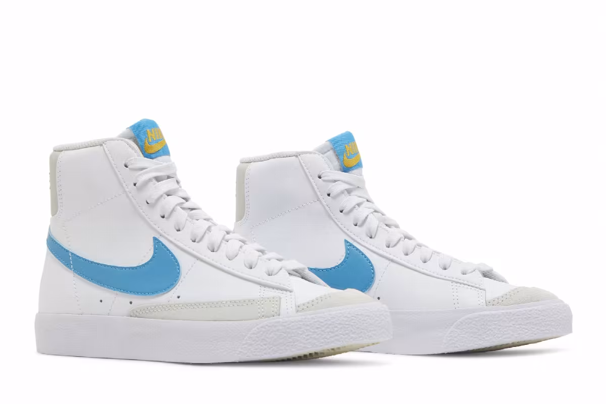 Nike Blazer Mid White Laser Blue, view 9