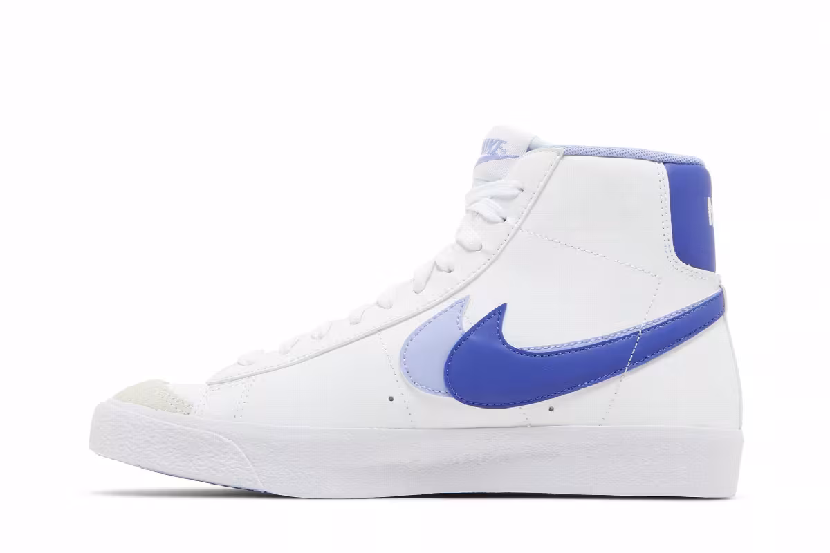 Nike Blazer Mid Double Swoosh - Purple, view 4