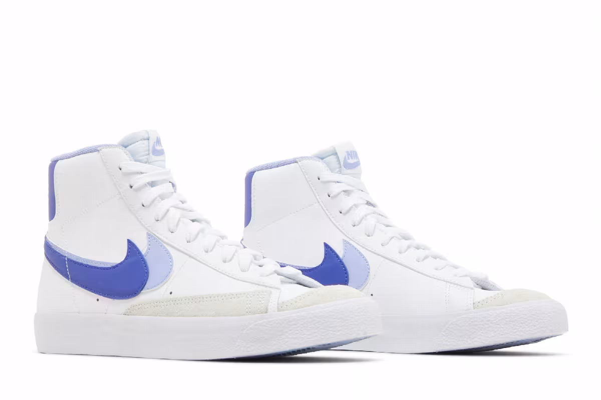 Nike Blazer Mid Double Swoosh - Purple, view 9