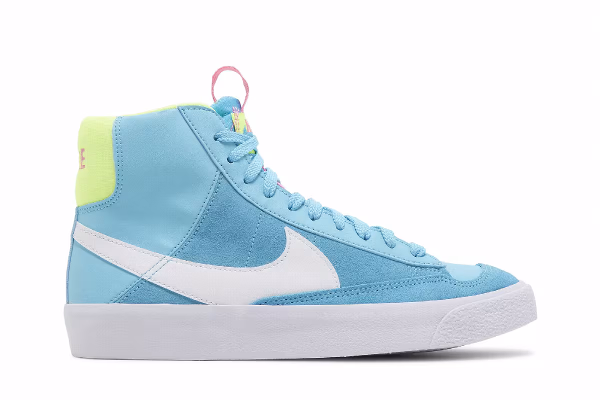Nike Blazer Mid Dance - Baltic Blue Pink Glow, view 2