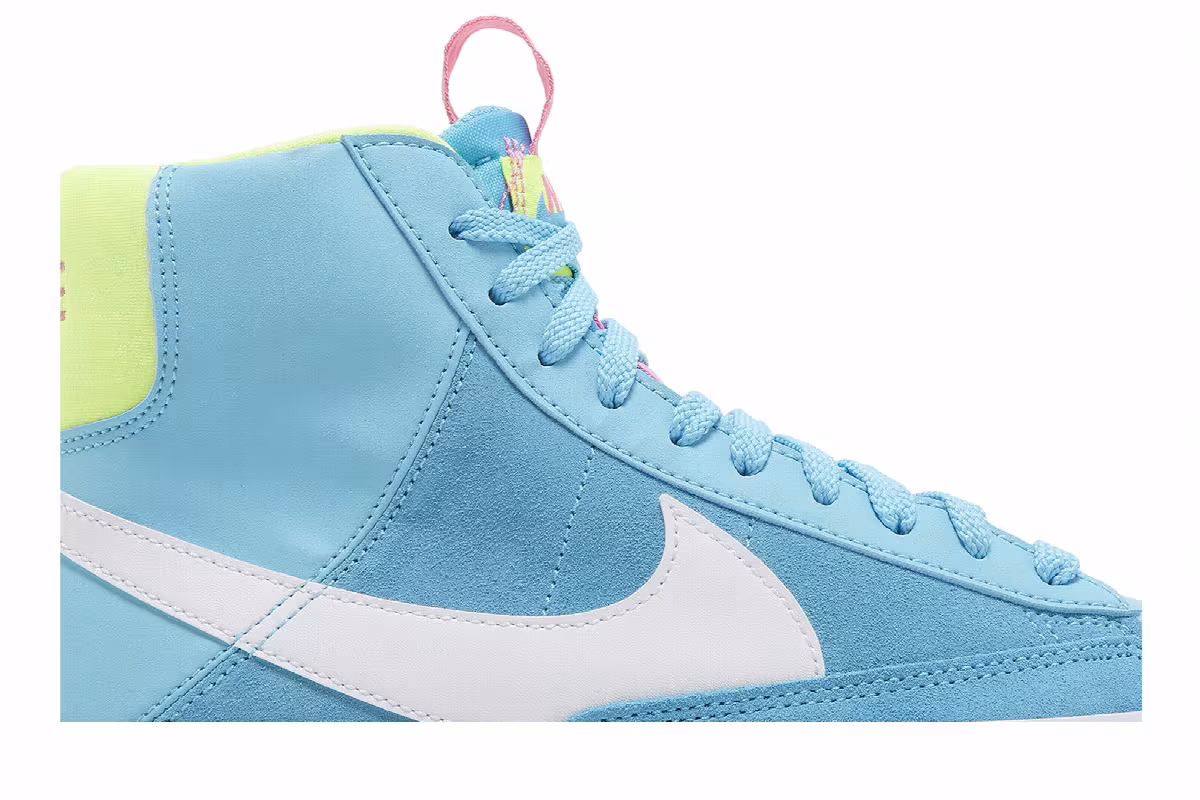 Nike Blazer Mid Dance - Baltic Blue Pink Glow, view 3