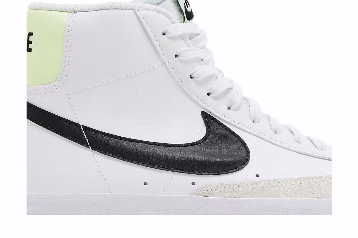 Nike Blazer Mid White Black Volt, view 3