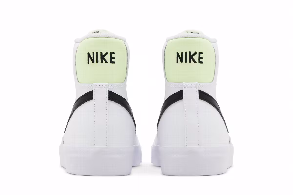 Nike Blazer Mid White Black Volt, view 7
