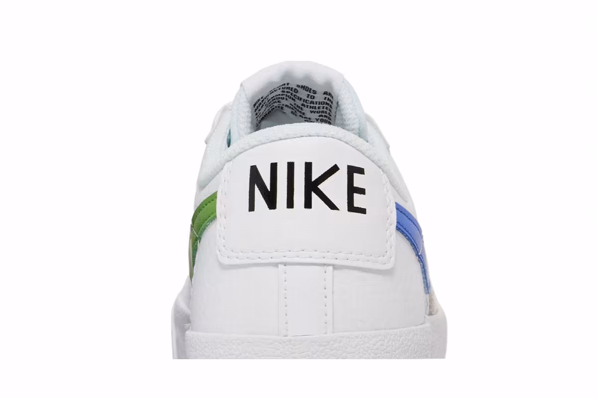 Nike Blazer Low White Chlorophyll Medium Blue, view 8
