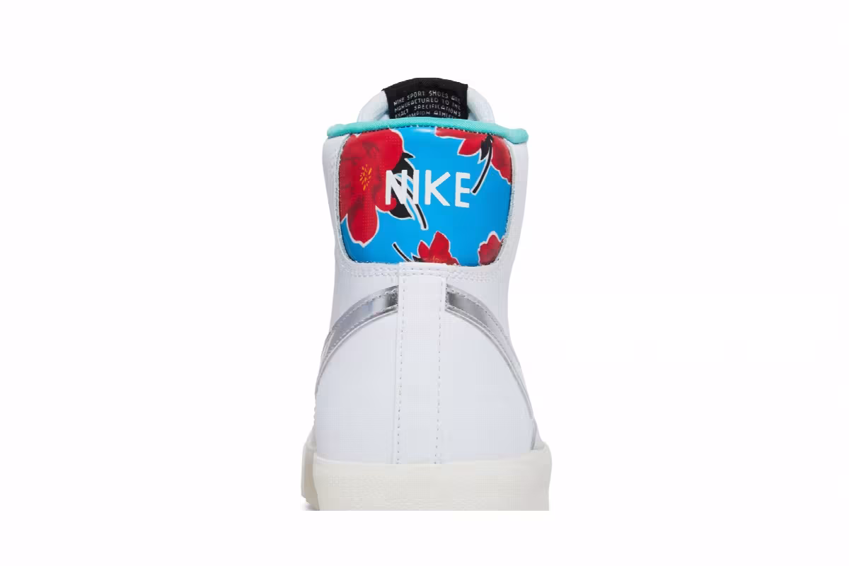 Nike Blazer Mid White Vivid Sulfur, view 8