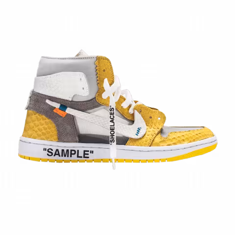 The Shoe Surgeon x Air Jordan 1 High 'Off-White Canary Yellow Luxe'