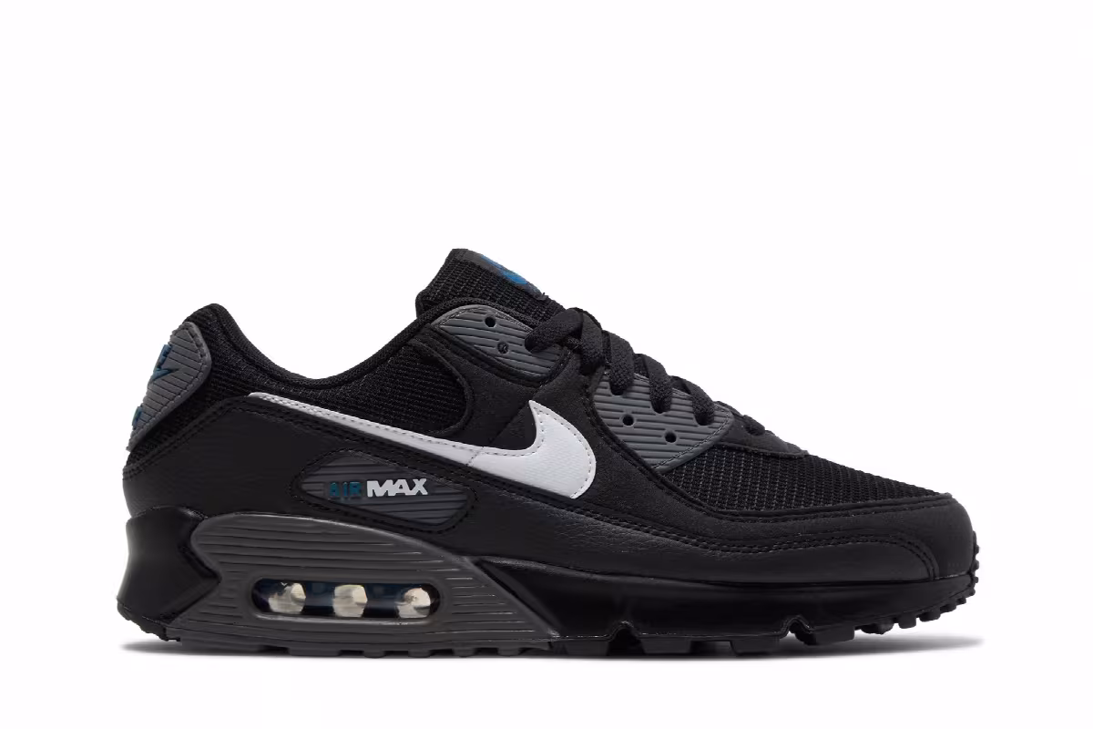 Nike Air Max 90 Black Iron Grey Marina, view 2