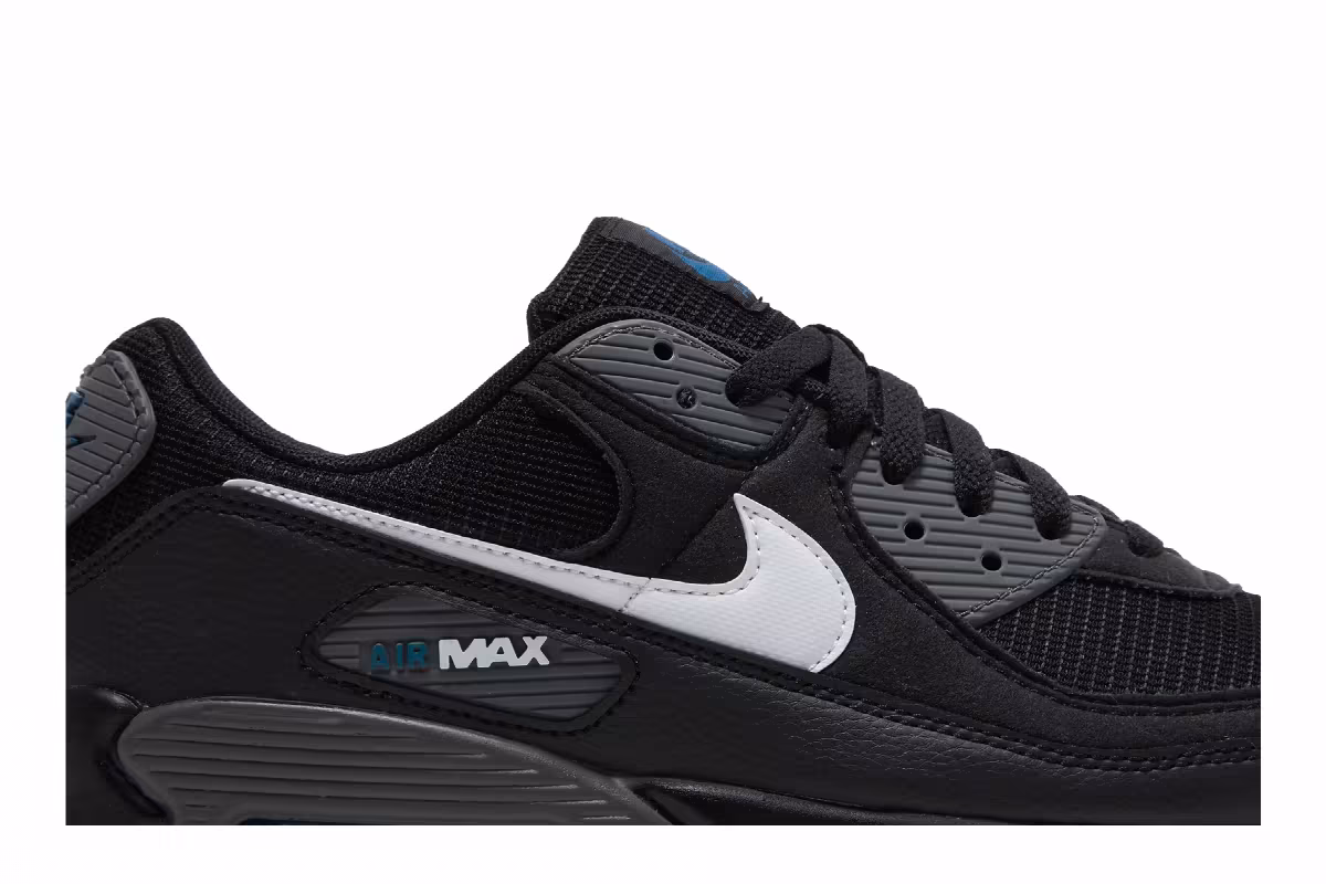 Nike Air Max 90 Black Iron Grey Marina, view 3