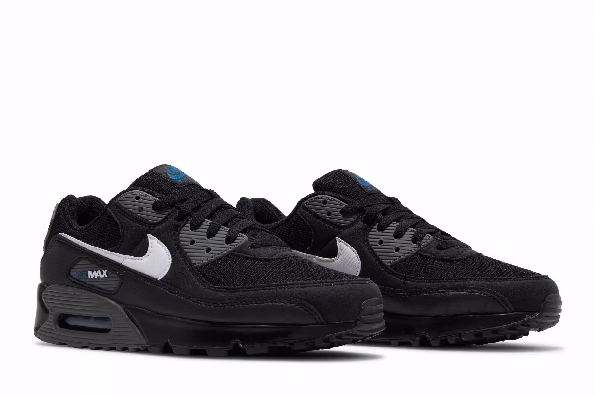 Nike Air Max 90 Black Iron Grey Marina, view 9