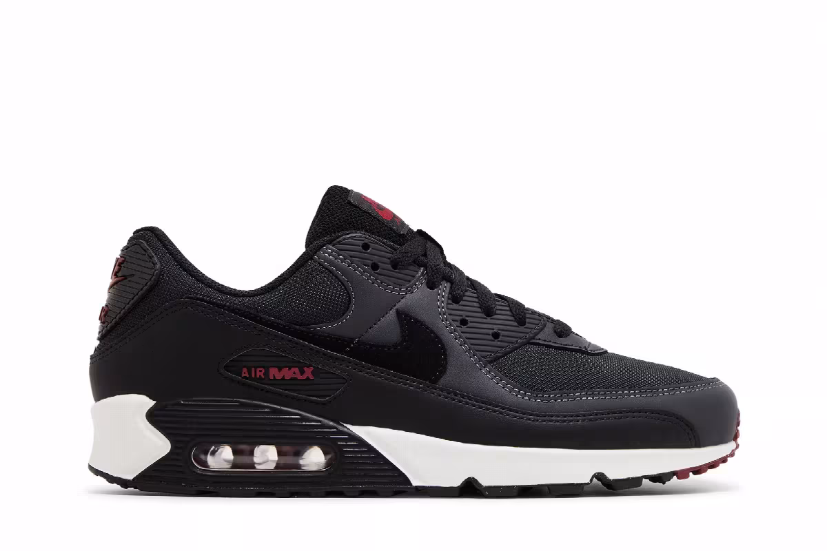 Nike Air Max 90 Anthracite Team Red, view 2