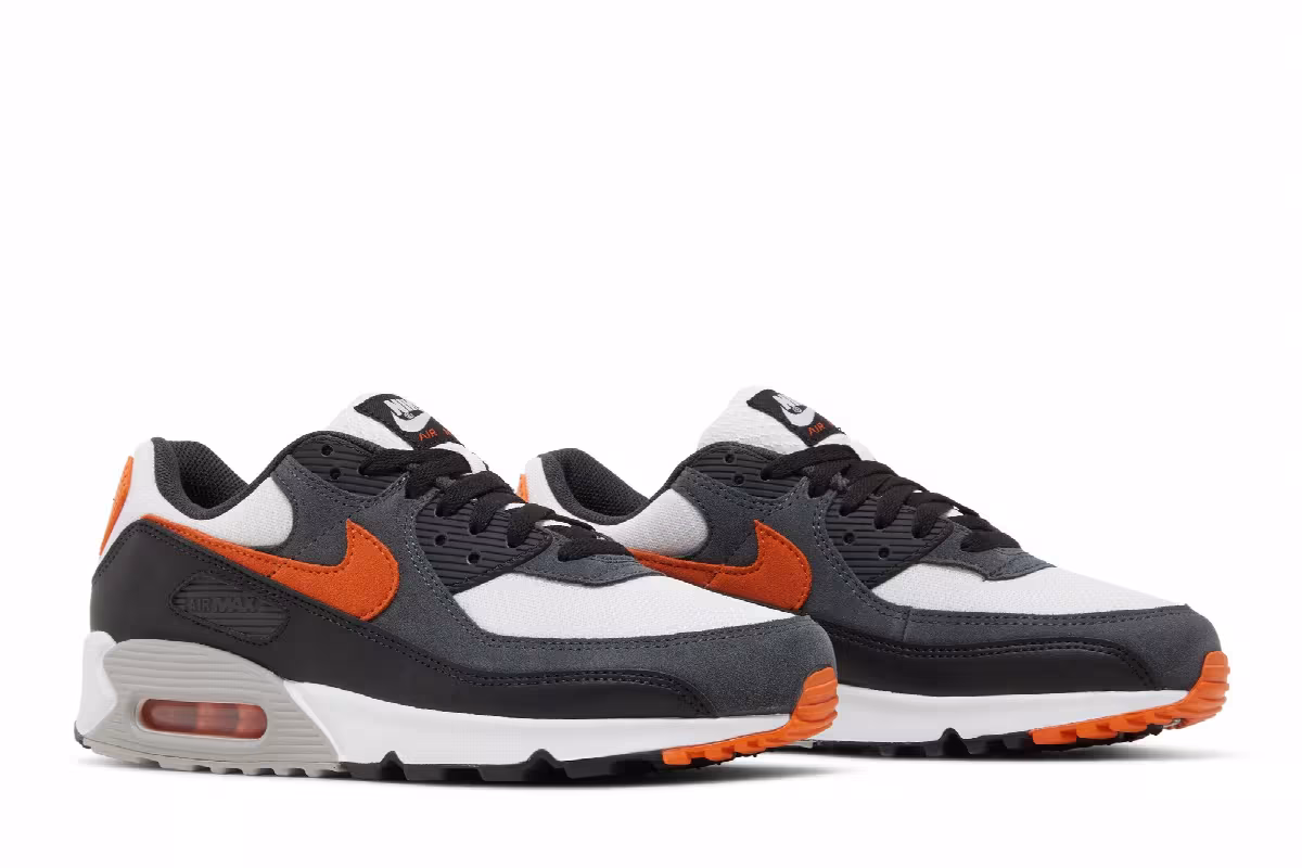 Nike Air Max 90 White Starfish Black, view 9