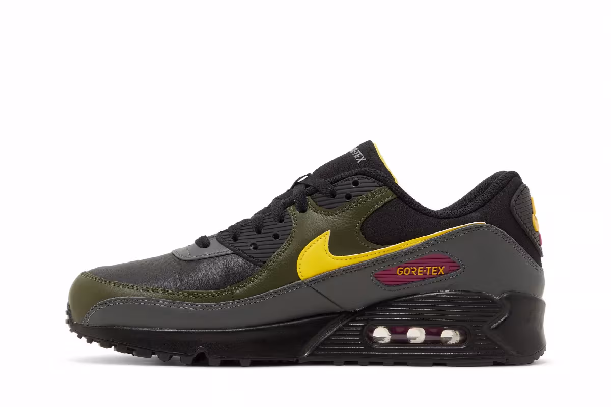 Nike Air Max 90 GORE-TEX Tour Yellow Cargo Khaki, view 4