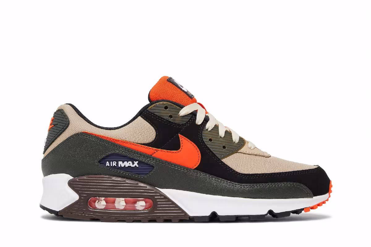 Nike Air Max 90 Tweed Dark Army, view 2