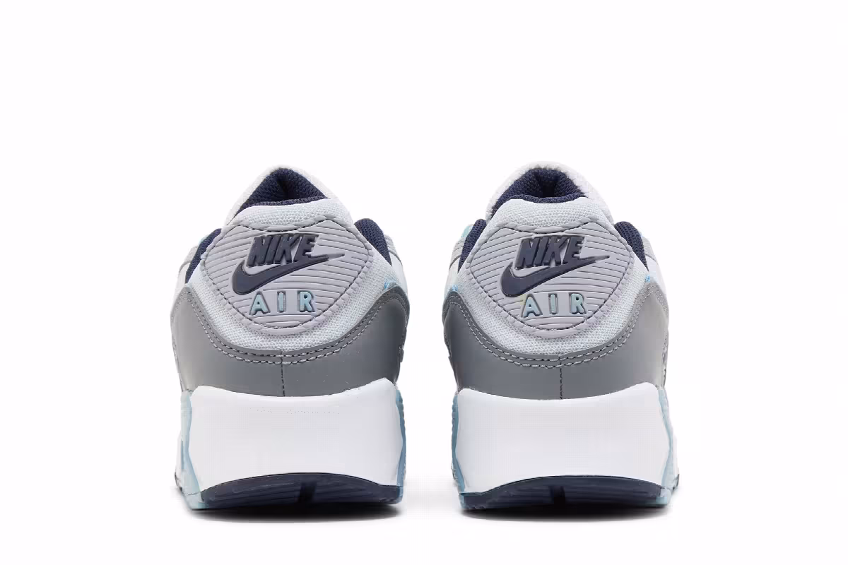 Nike Air Max 90 Pure Platinum Worn Blue, view 7