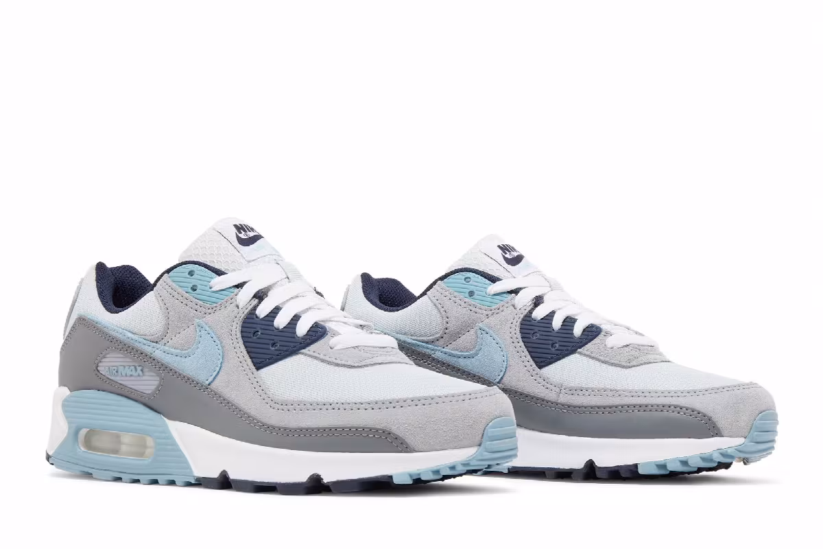 Nike Air Max 90 Pure Platinum Worn Blue, view 9