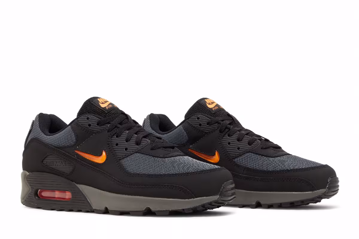 Nike Air Max 90 Jewel - Black Safety Orange, view 9