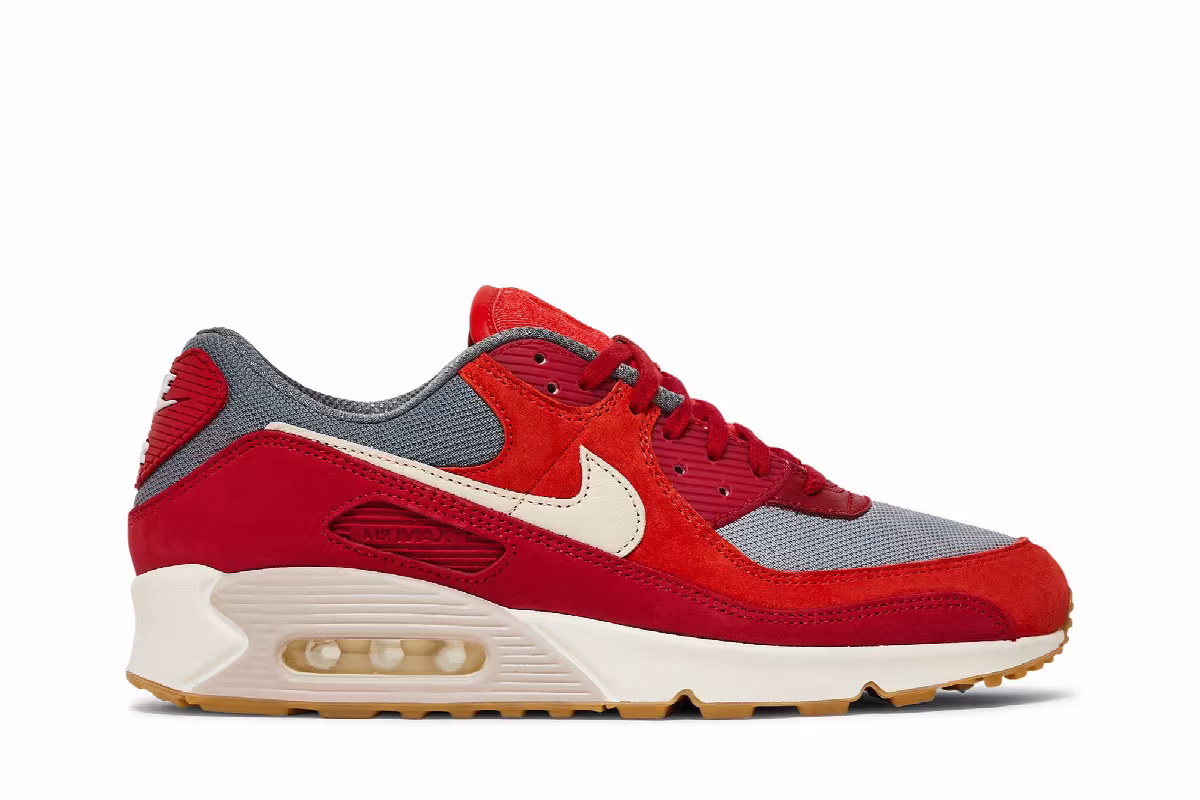 Nike Air Max 90 Premium Gym Red, view 2