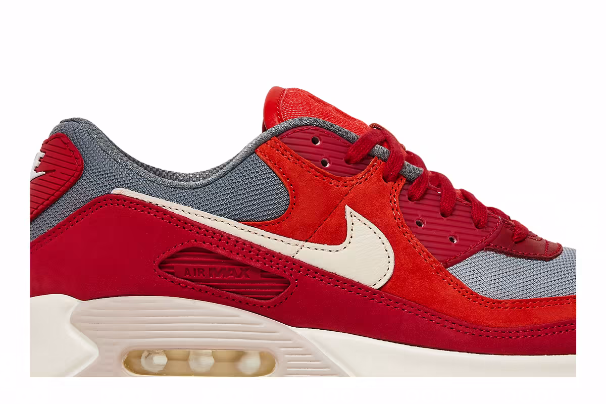 Nike Air Max 90 Premium Gym Red, view 3