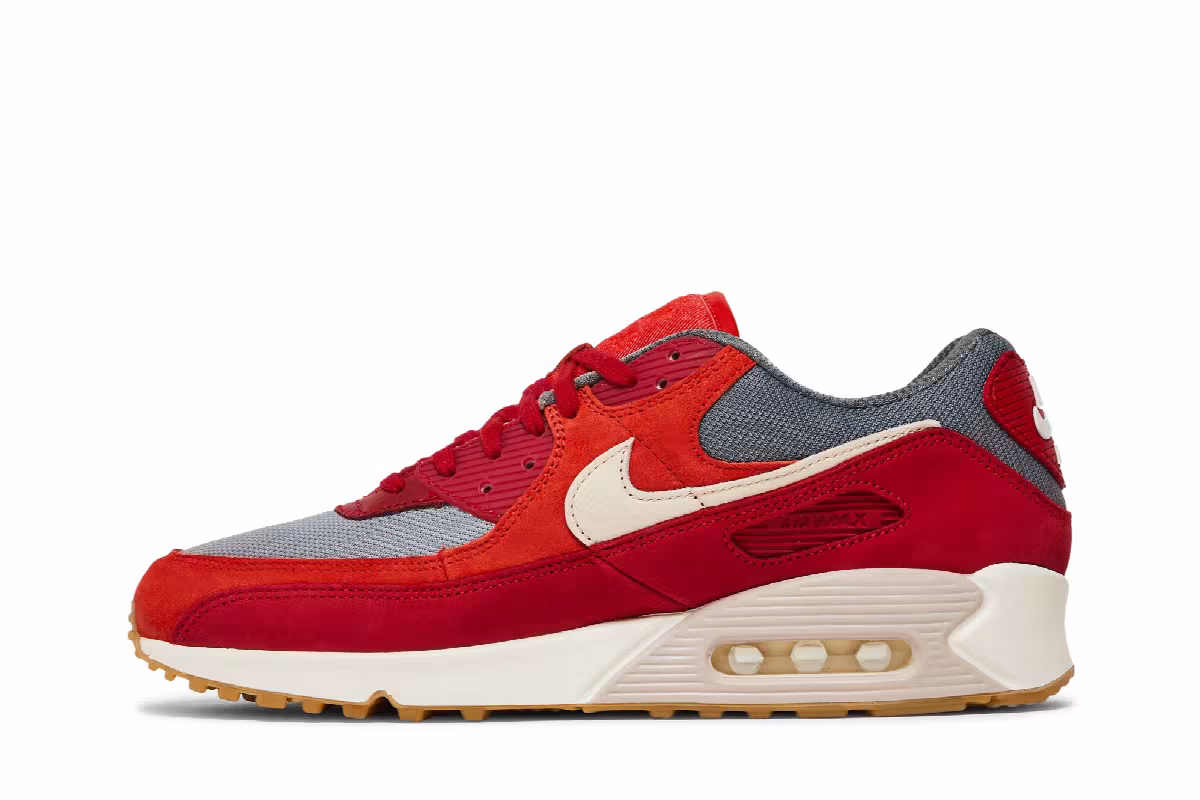Nike Air Max 90 Premium Gym Red, view 4