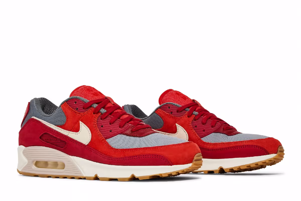 Nike Air Max 90 Premium Gym Red, view 9
