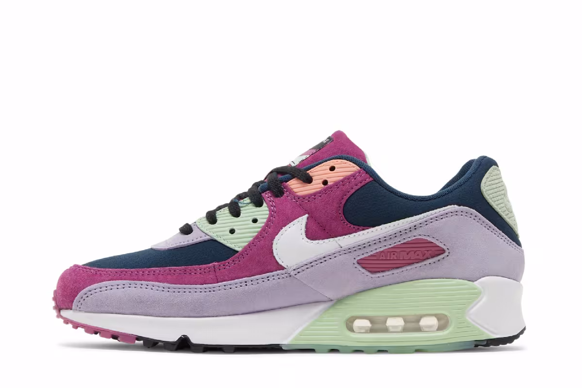 Nike Air Max 90 NRG Light Bordeaux Armory Navy, view 4