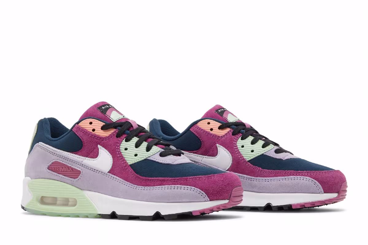 Nike Air Max 90 NRG Light Bordeaux Armory Navy, view 9