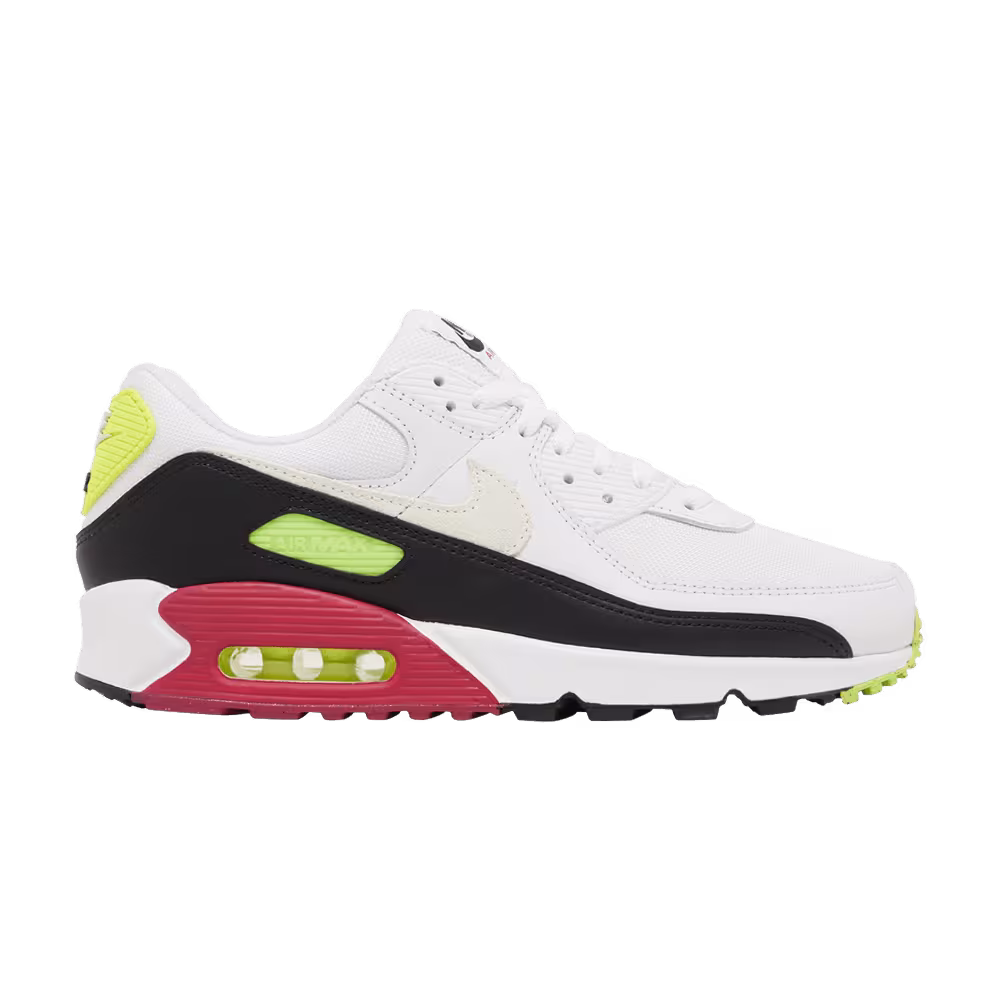 Nike Air Max 90 White Volt Rush Pink