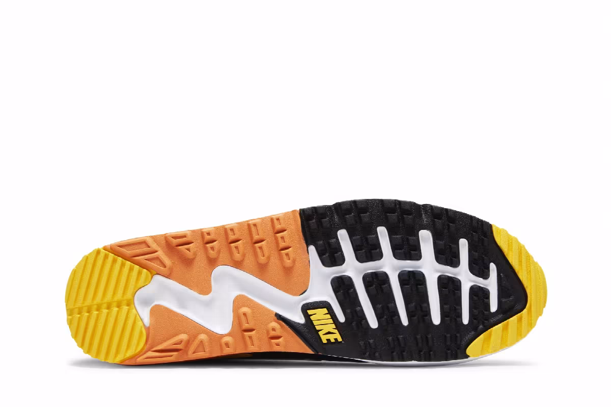 Nike Air Max 90 Golf Smoke Grey Black Orange, view 5