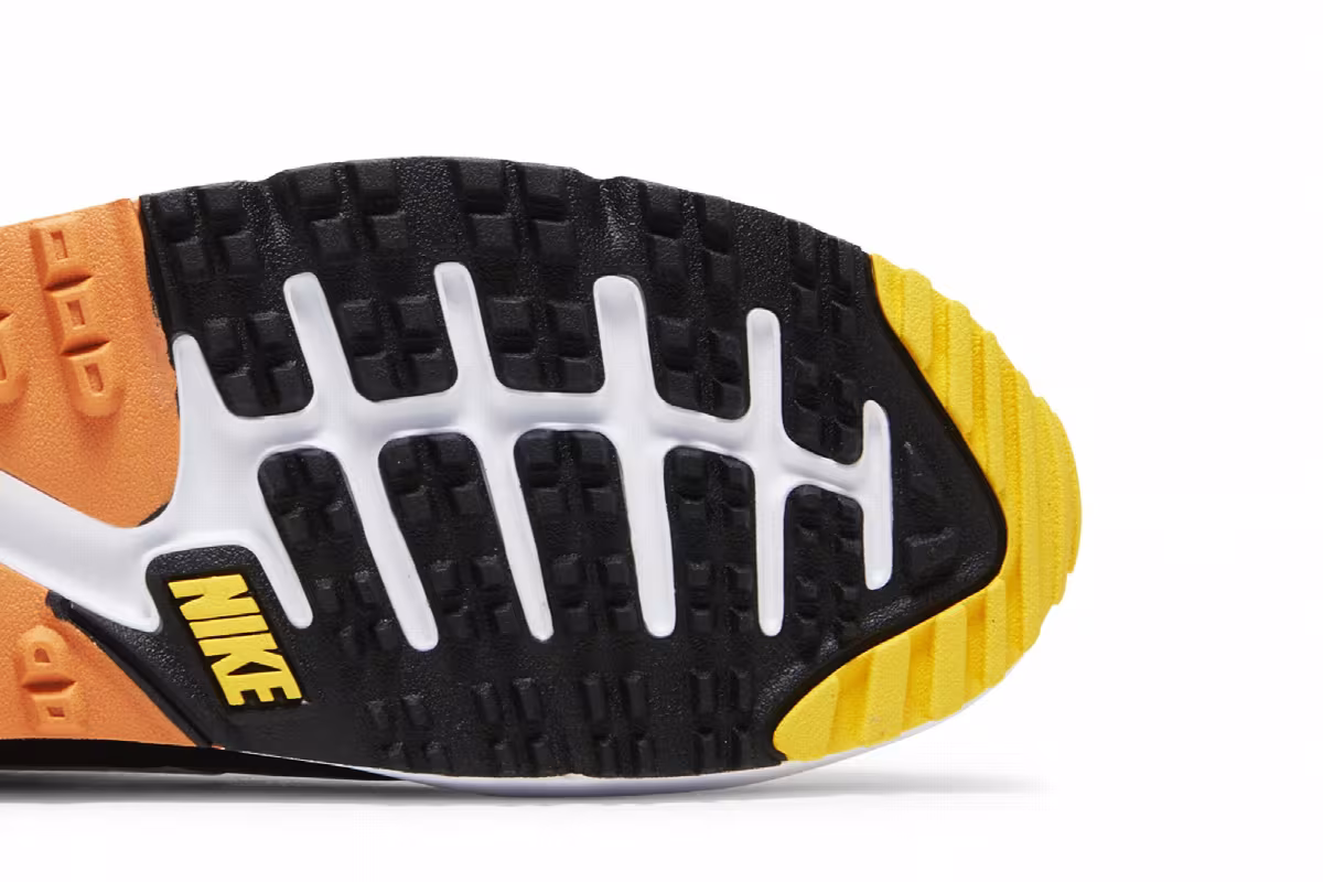 Nike Air Max 90 Golf Smoke Grey Black Orange, view 6