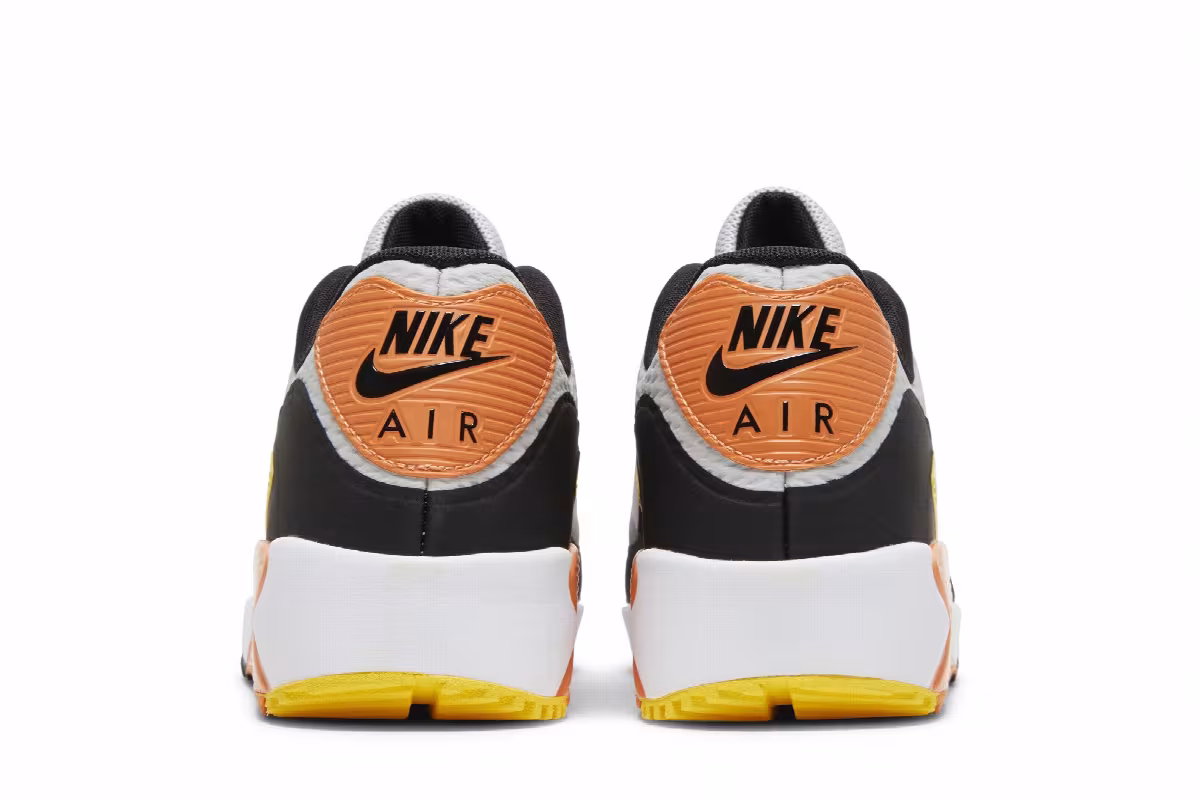 Nike Air Max 90 Golf Smoke Grey Black Orange, view 7