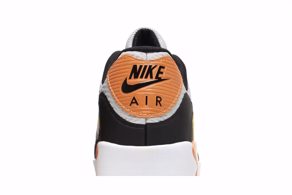Nike Air Max 90 Golf Smoke Grey Black Orange, view 8