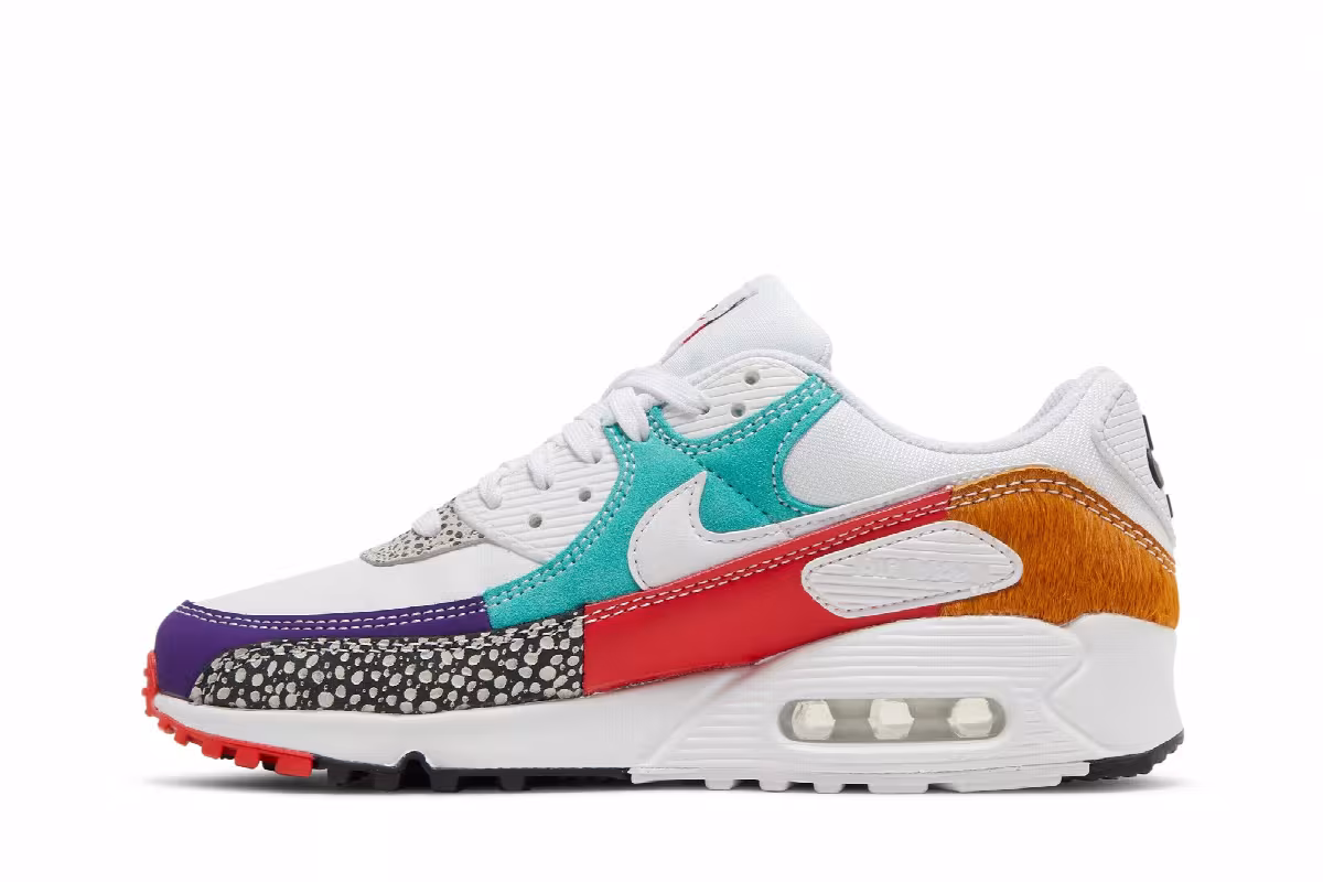 Nike Women's Air Max 90 Safari Mix, view 4