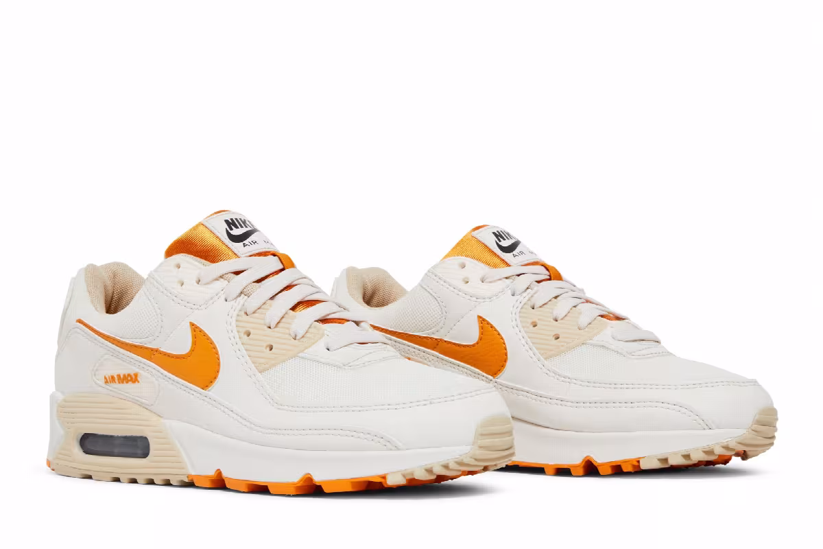 Nike Women's Air Max 90 SE Phantom Light Curry, view 9