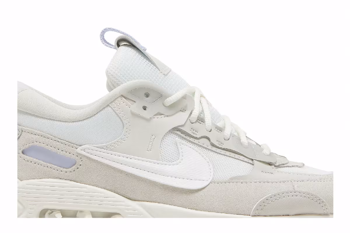 Nike Women's Air Max 90 Futura White Light Bone, view 3