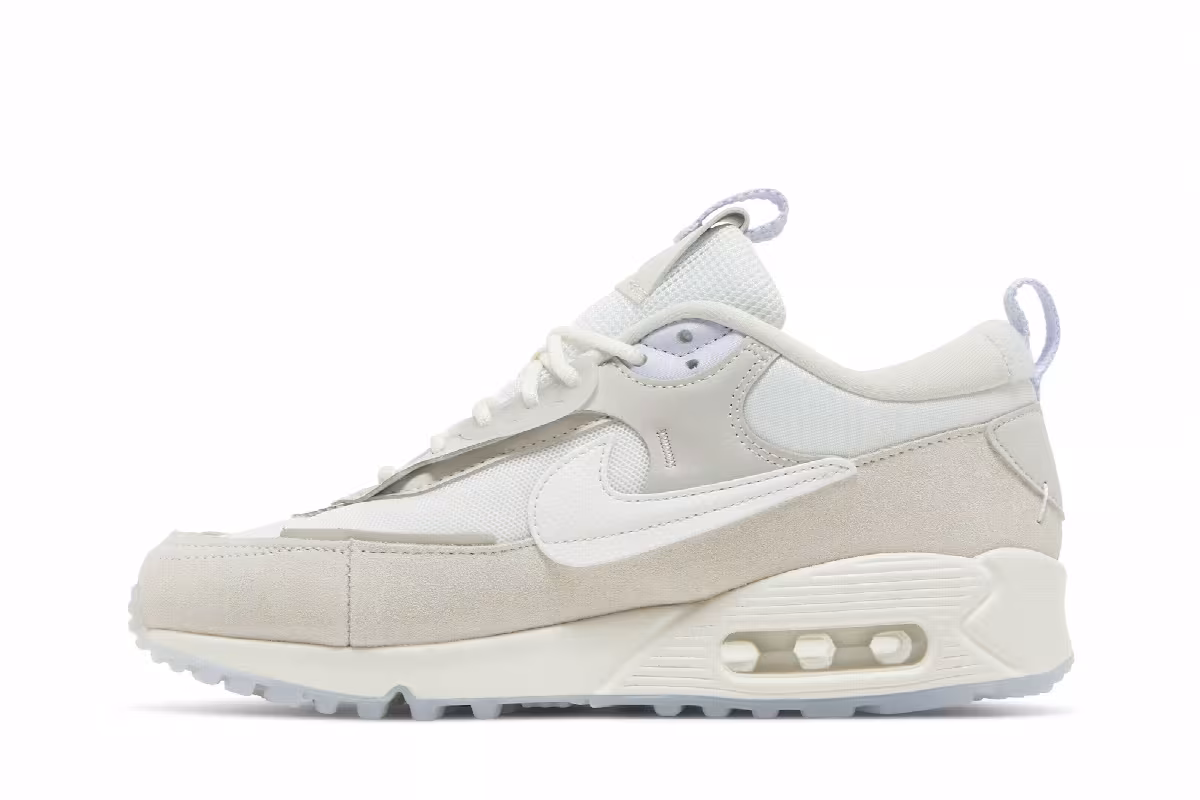 Nike Women's Air Max 90 Futura White Light Bone, view 4