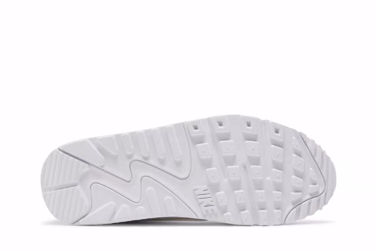 Nike Women's Air Max 90 Futura Triple White, view 5